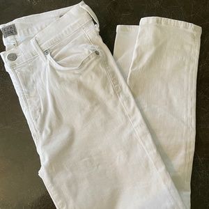 Citizens of Humanity white slim denim
